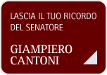 Lascia il tuo ricordo del senatore Giampiero Cantoni