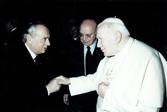 Giampiero Cantoni e Papa Giovanni Paolo II